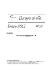 381 medidas para facilitar el reconocimiento de recetas en la UE