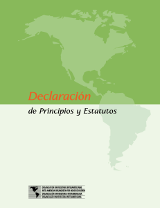 Declaración de Principios y Estatutos