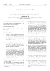 Reglamento (CE) 562/2006