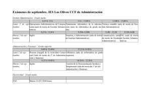 Exámenes de CCFF de Administarción septiembre 2013