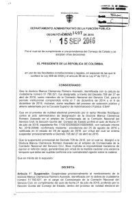 decreto 1497 del 15 de septiembre de 2016