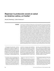 Repensar la protección social en salud en América Latina y el Caribe1