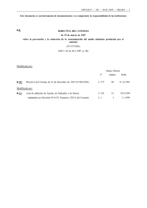 DIRECTIVA DEL CONSEJO de 19 de marzo de 1987 sobre la