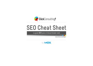 SEO Cheat Sheet - ClickConsulting
