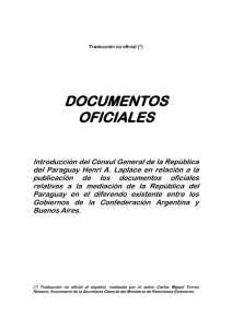 documentos oficiales - Ministerio de Relaciones Exteriores