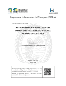 Programa de Infraestructura del Transporte (PITRA)