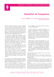 Education et franquisme