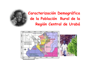 Caracterización Demográfica de la Población Rural de