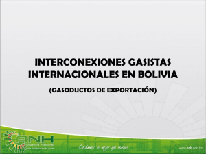 interconexiones gasistas internacionales en bolivia