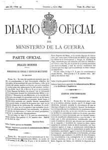 Diario oficial del Ministerio de la Guerra