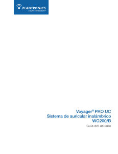 Voyager® PRO UC Sistema de auricular inalámbrico WG200/B