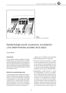 Epidemiología social: la persona, la población y los determinantes