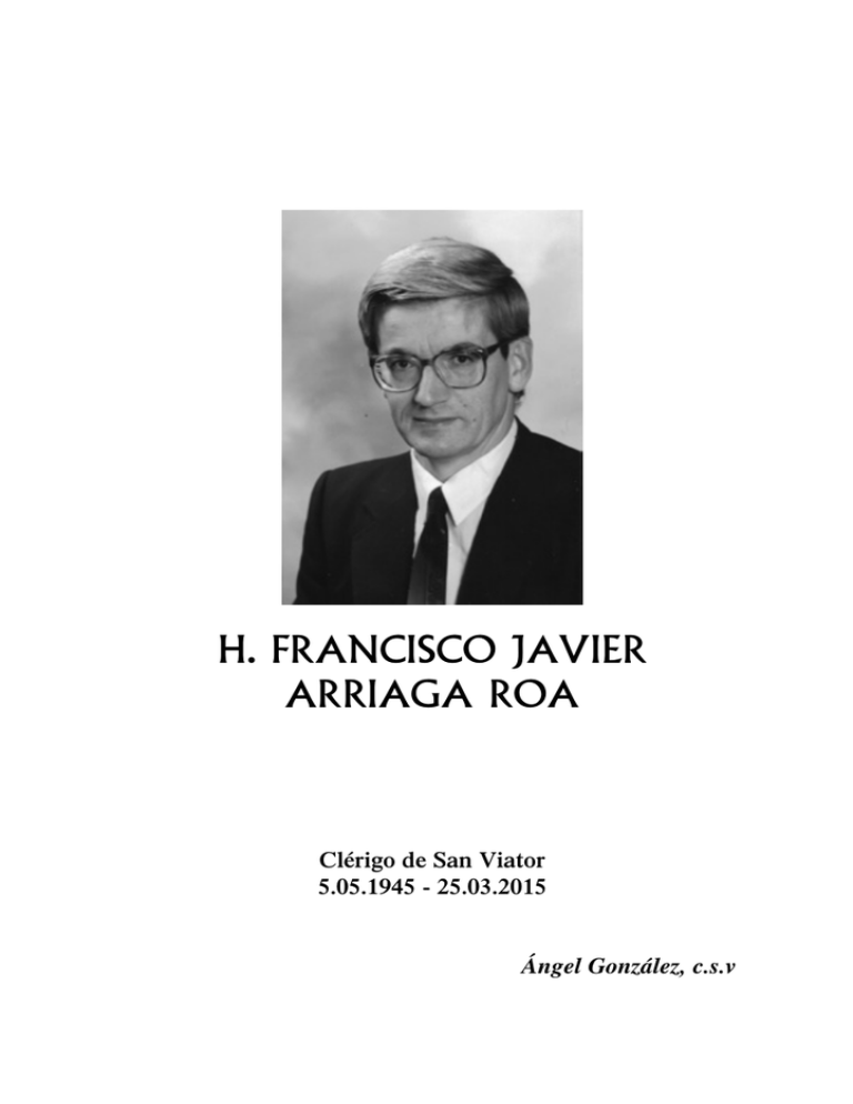h. francisco javier arriaga roa
