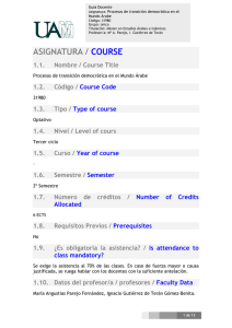 asignatura / course - Facultad de Filosofía y Letras