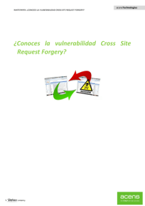 ¿Conoces la vulnerabilidad Cross Site Request Forgery?