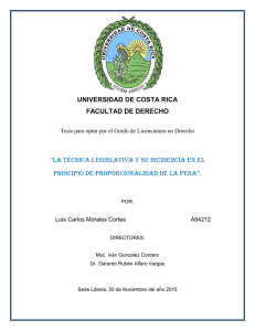 UNIVERSIDAD DE COSTA RICA FACULTAD DE DERECHO ”La