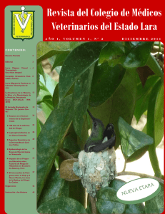 Revista del Colegio de Médicos Veterinarios del Estado Lara