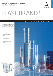 FIRSTCLASS · BRAND Material de laboratorio en plástico