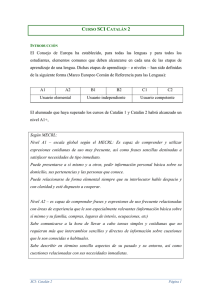 Catalán 2 - Servicio Central de Idiomas