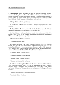 Genealogía y nexo de Sebastián Miñano y Bedoya, con Aldeanueva