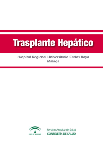 protocolo de trasplante hepático - Hospital Regional Universitario