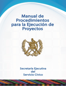 Manual Para Ejecución de Proyectos SC 2016