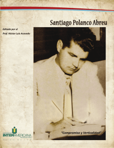 Santiago Polanco Abreu, compromiso y