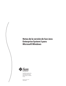 Notas de la versión de Sun Java Enterprise System 5 para