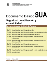 Documento Básico SUA Seguridad de utilización y accesibilidad