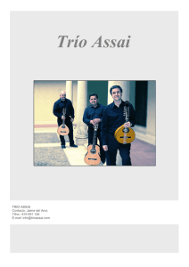 Trio Assai - Trío Assai
