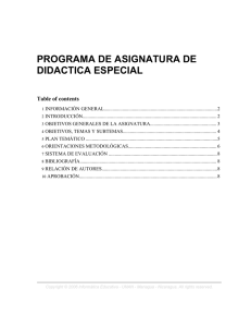 Didáctica Especial de la Informática - Informática Educativa