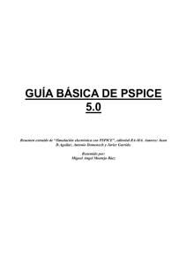 Guía básica de PSPICE 5.0
