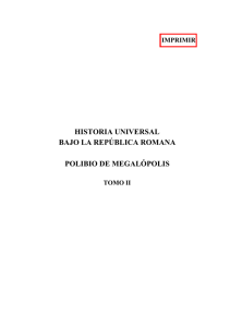 Historia universal bajo la República Romana (tomoII)