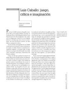 Luis Caballo: juego, crítica e imaginación