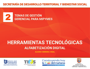 herramientas tecnológicas - Alcaldía de Santiago de Cali