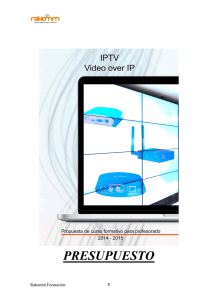 Curso IPTV Video Over IP 2014