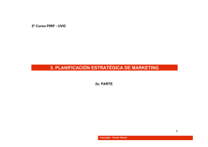 5. planificación estratégica de marketing