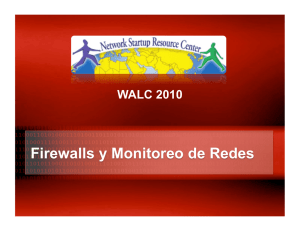 Firewalls y Monitoreo de Redes