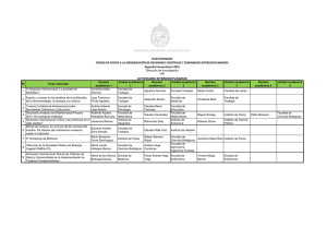 Lista Seleccionados - Pontificia Universidad Católica de Chile