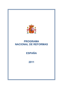 Programa Nacional de Reformas de España 2011