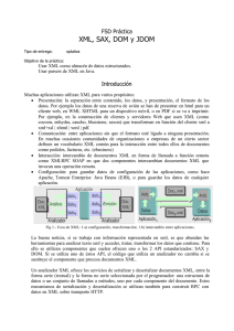 XML, SAX, DOM y JDOM