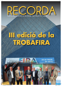 III edició de la TROBAFIRA - Gremi d`instal·ladors del Baix Llobregat