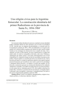 Una religión cívica para la Argentina finisecular: La construcción