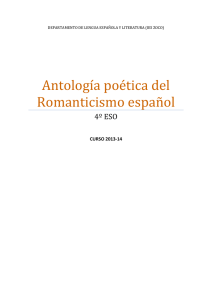 Antología poética del Romanticismo español