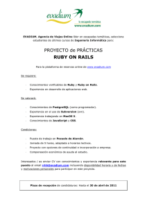 PROYECTO de PRÁCTICAS RUBY ON RAILS