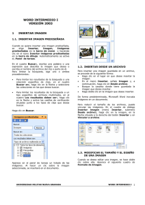 WORD INTERMEDIO I VERSIÓN 2003