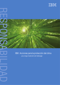 IBM: Acciones para la protección del clima