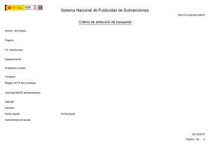 Sistema Nacional de Publicidad de Subvenciones