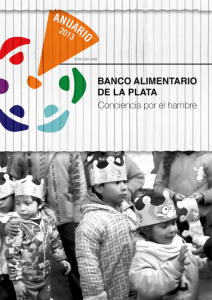 Anuario 2013 - Banco Alimentario La Plata