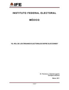INSTITUTO FEDERAL ELECTORAL MÉXICO
